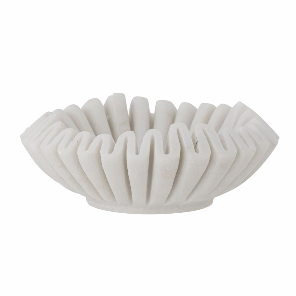 Bloomingville Harmonia Bowl White Marble