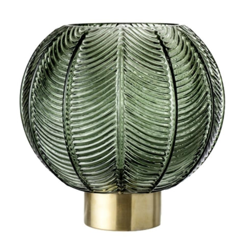 KLAUS GREEN SPHERICAL VASE