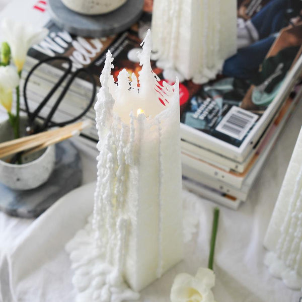 ICICLE CANDLES - SNOW