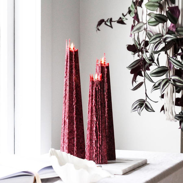 ICICLE CANDLES - MERLOT